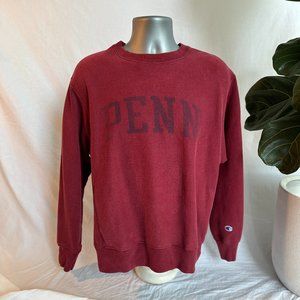 Vintage University of Penn Champion Crewneck | Size: L